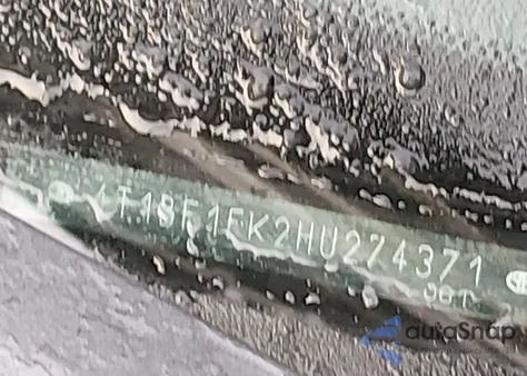 2017 Toyota Camry Se из США, поврежденный, VIN 4T1BF1FK2HU274371